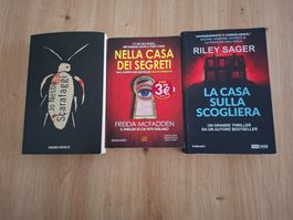 Drei Thriller Romane, verschiedene Autoren, guter Zustand