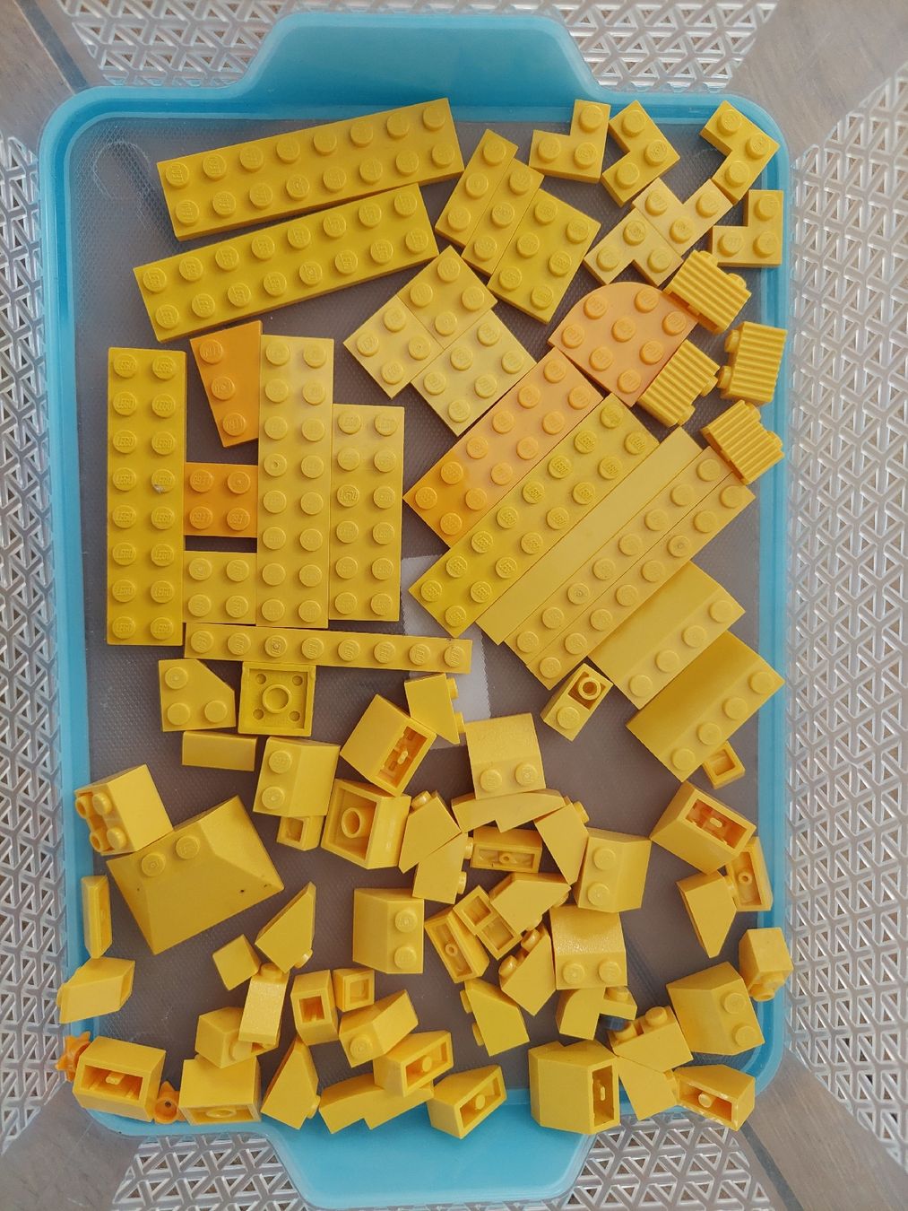 Lego Giocattoli: Bauplätze und Systemsteine , gelb – Usato da Zetzwil venduto da sti_x9xf