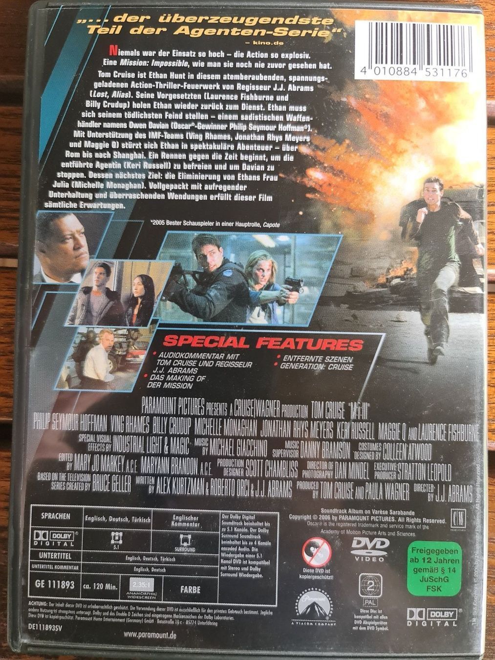Tutti i DVDs: DVD Mission Impossible 3 – Usato da Dintikon venduto da Vexi 1