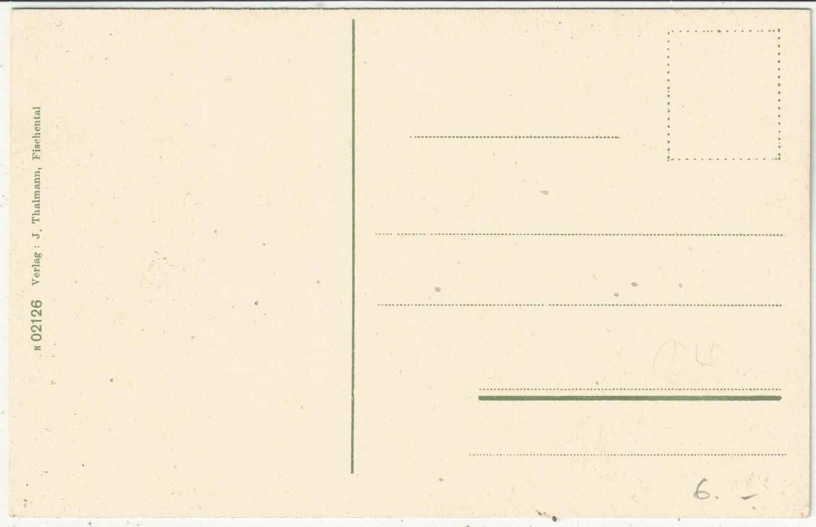 Cartoline postali: Fischenthal - Generalansicht - Litho – Usato da Ettingen venduto da Kartenplanet 1