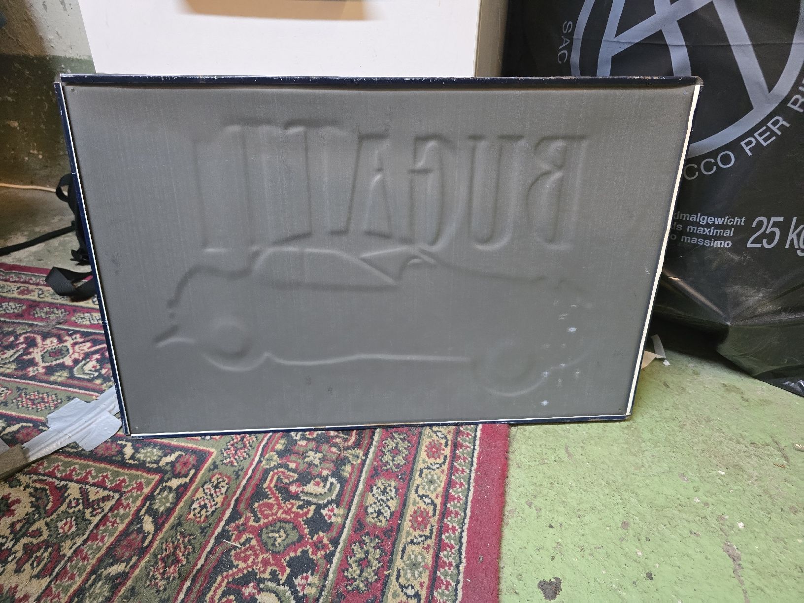 Bugatti Schilder: Blechschild Bugatti 60 x 40 cm – Gebraucht aus Rorschach von TimelessTrading 2