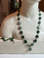 Jade Set - Collier und Bracelet aus den 1970er Jahren