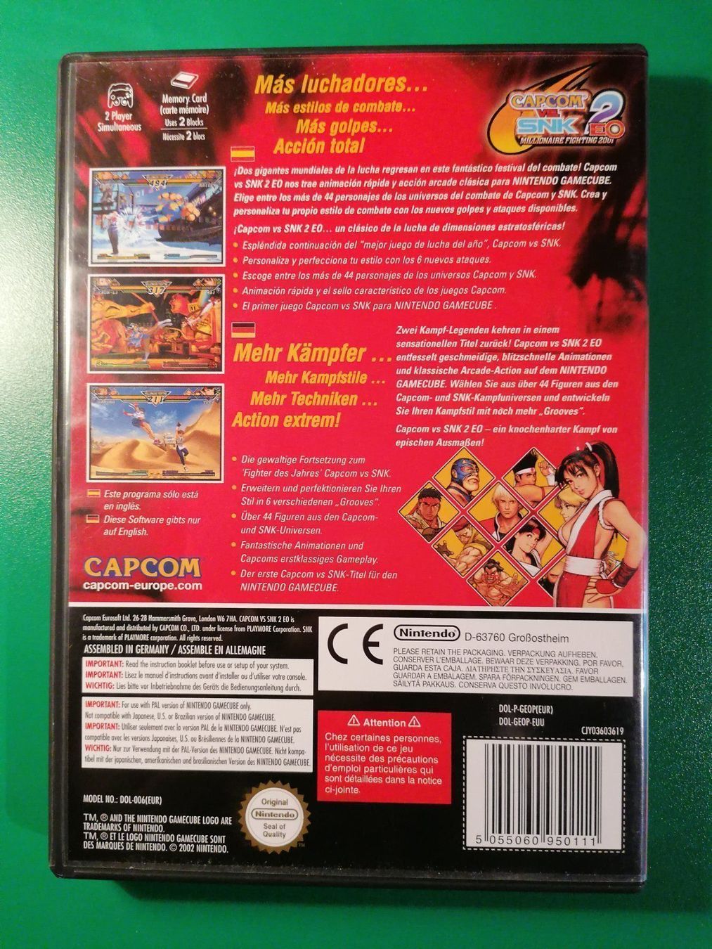 Giochi: Capcom vs. SNK 2EO - Nintendo GameCube – Usato da Grindelwald venduto da lego9 1
