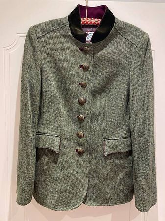 Blazer / Janker Trachten Alm Gr 40 100% Schurwolle