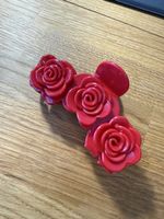 Red Rose Hair Claw Clip 🌹