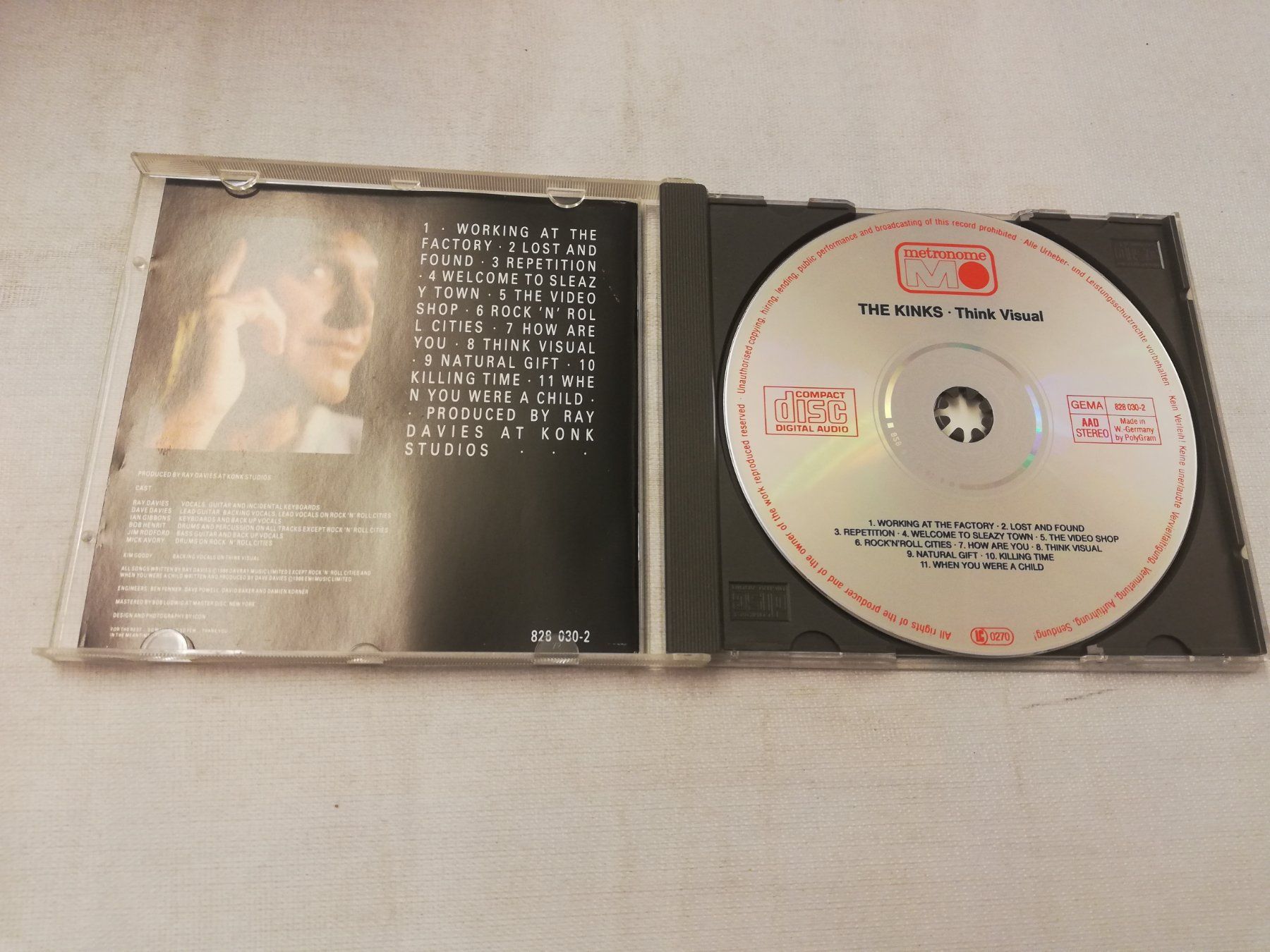 CD: THE KINKS - THINK VISUAL – Usato da Bern venduto da Vinylsound.ch 2