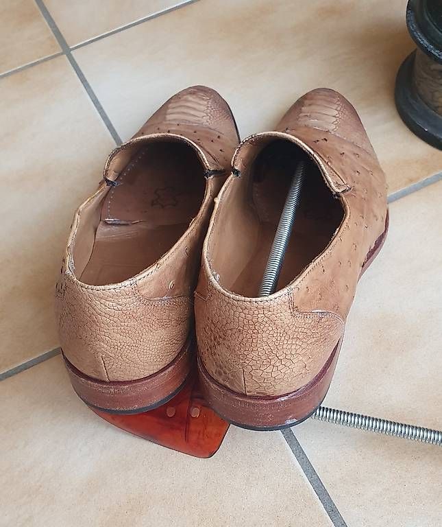 Herrenschuhe: Superbes Tirelli cuir Autruche 45 – Gebraucht aus Erde von zakleblanc 2