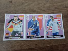 Panini FIFA Extra Sticker Florian Wirtz Kylian Mbappé