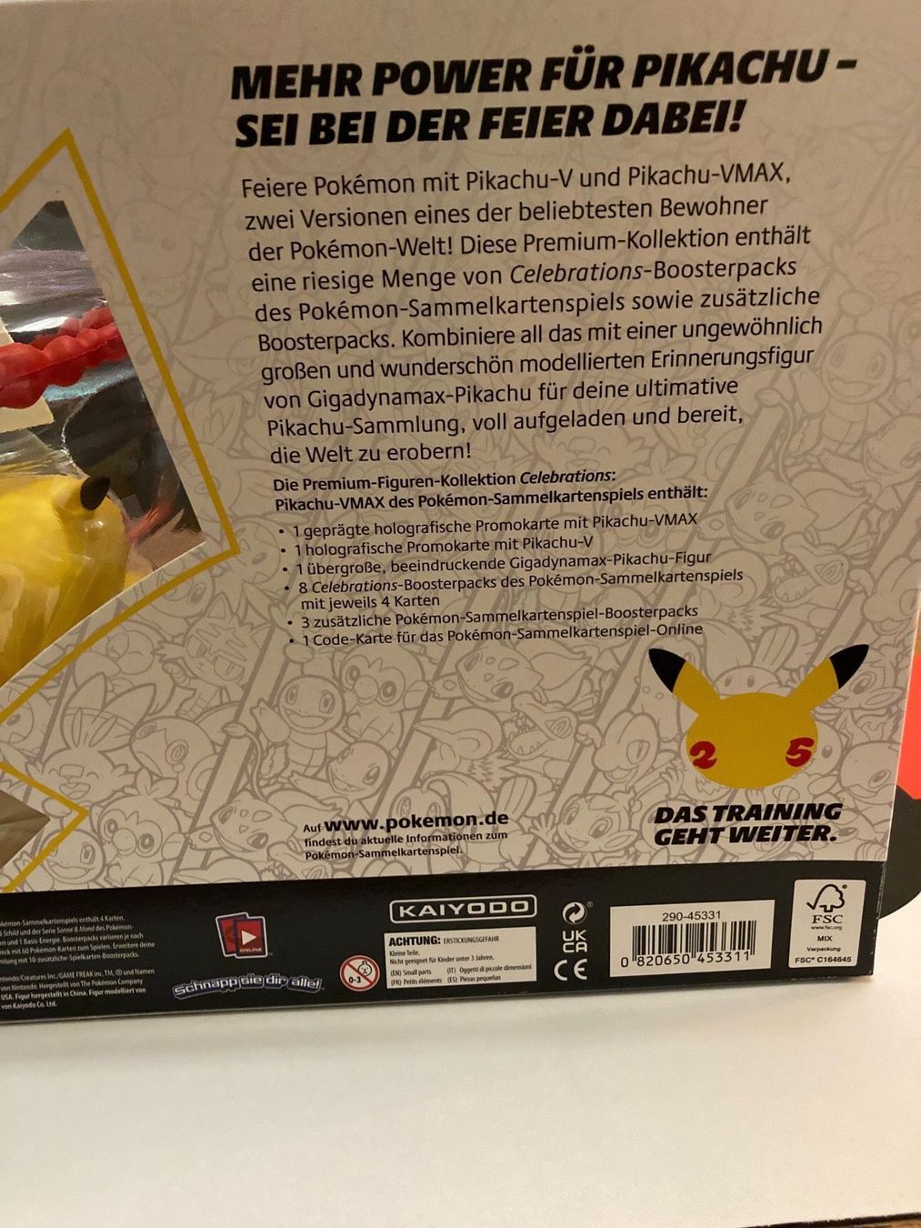 Pokémon Cartes à collectionner: Pokemon Celebrations Pikachu Vmax DE – Neuf avec emballage d'origine à Küssnacht am Rigi par Ebikoner 5
