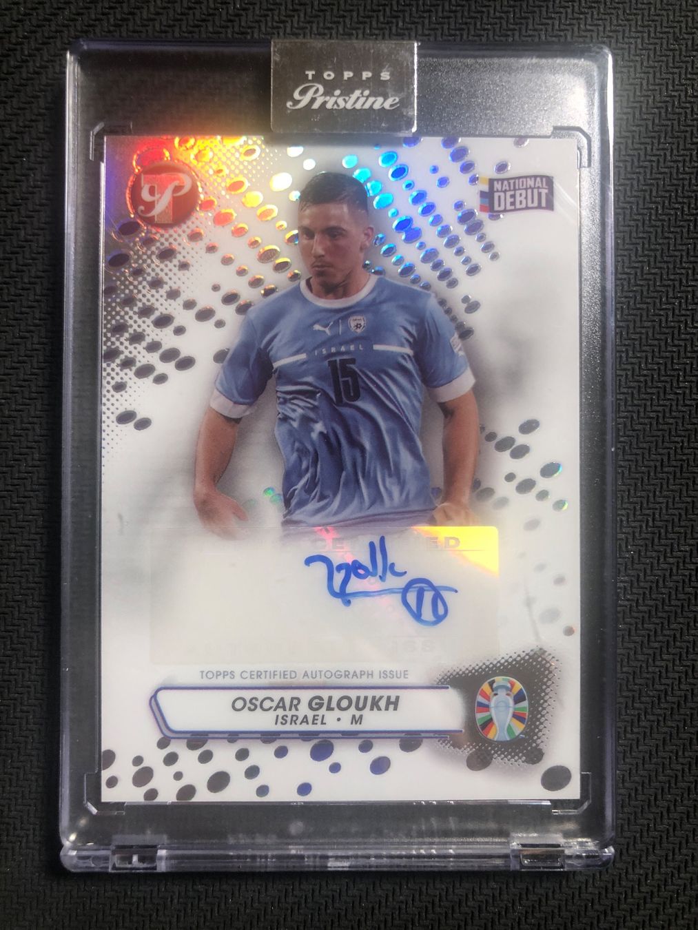 Topps Carte collezionabili: Topps Pristine Oscar Gloukh encased Autogramm – Usato da Wangenried venduto da Garagara