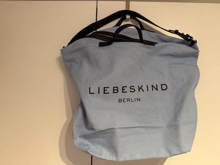 Liebeskind Berlin Stofftasche in hellblau