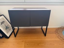 Moderner Sideboard / Kommode – Holzoptik & Anthrazit