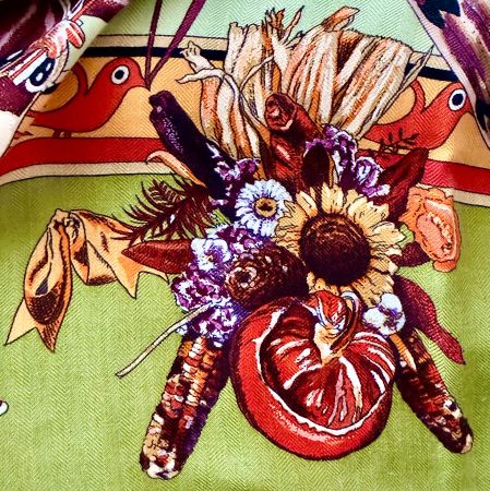 Hermes Silk Cash Scarf 140  wie NEU