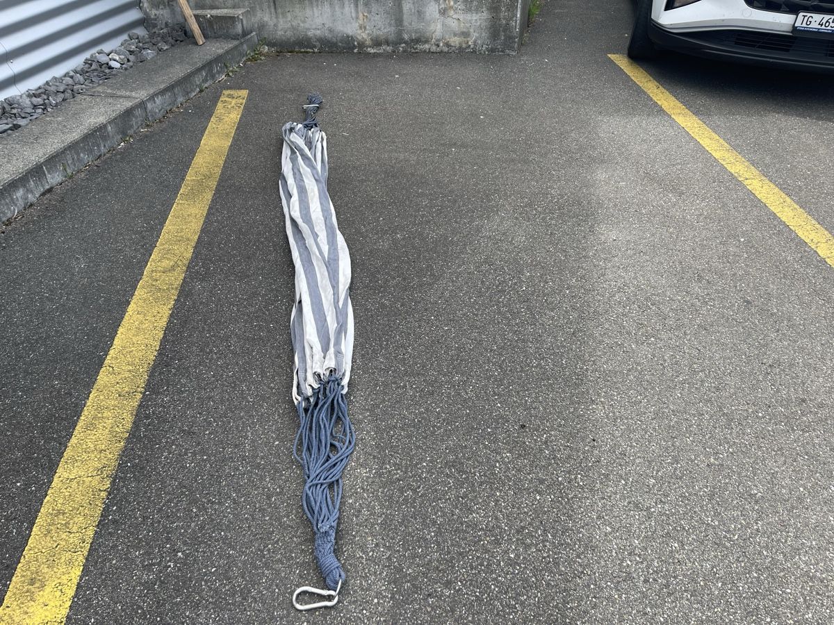 Amache: Hängematte gestreift Baumwolle – Usato da Wängi venduto da Bmo 1