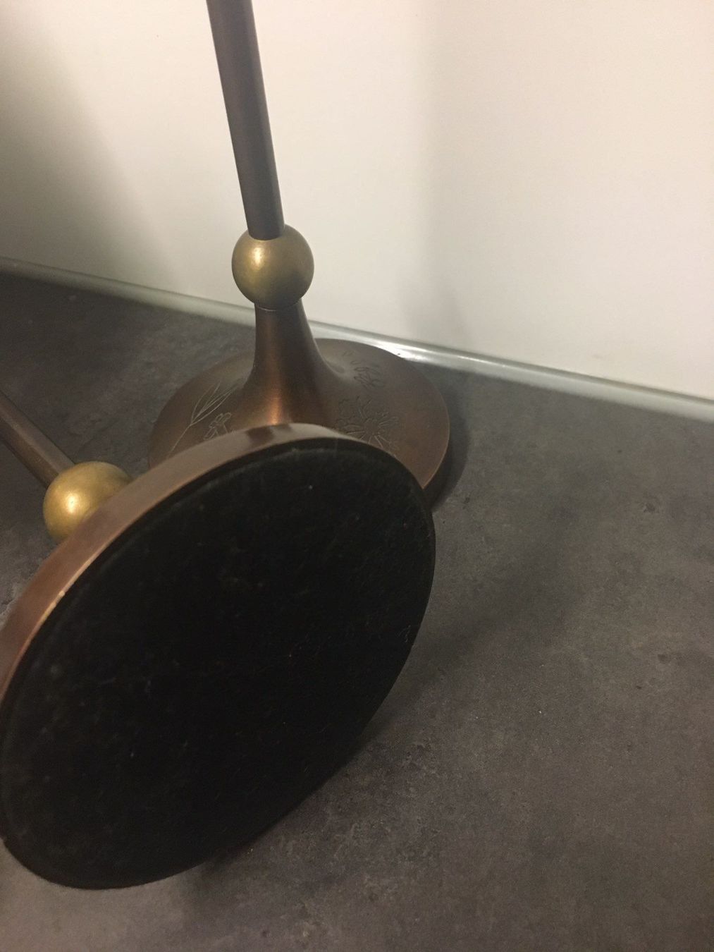 Portacandele: 2 Antike Kerzenständer Messing – Usato da Baden venduto da swiss-alps 4