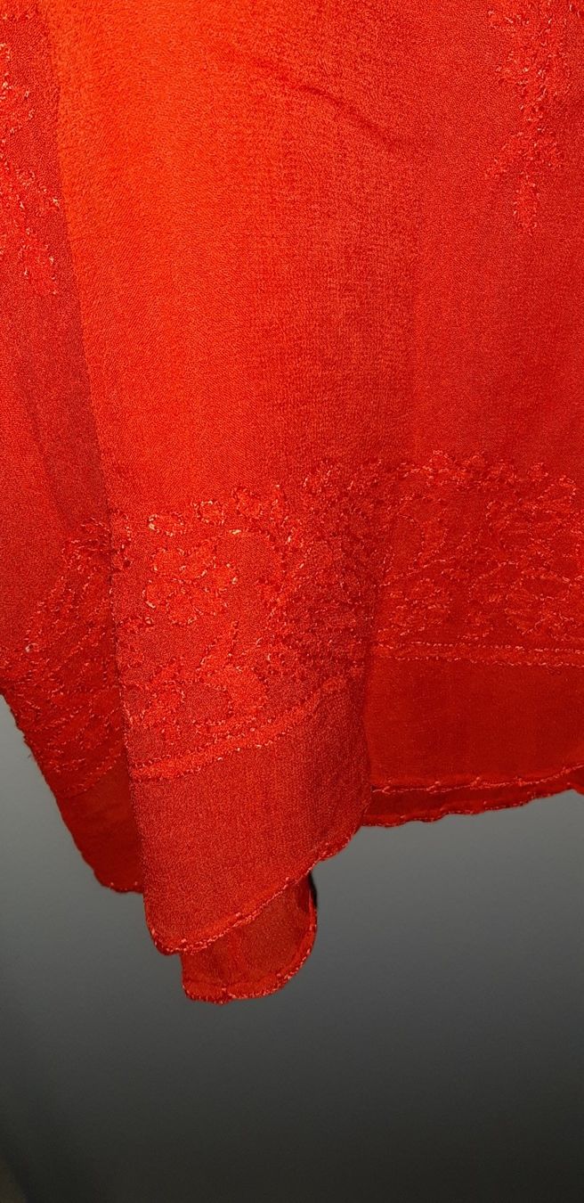 Foulard & Sciarpe: Leichte Schal, bestickt – Usato da Winterthur venduto da meci02 4