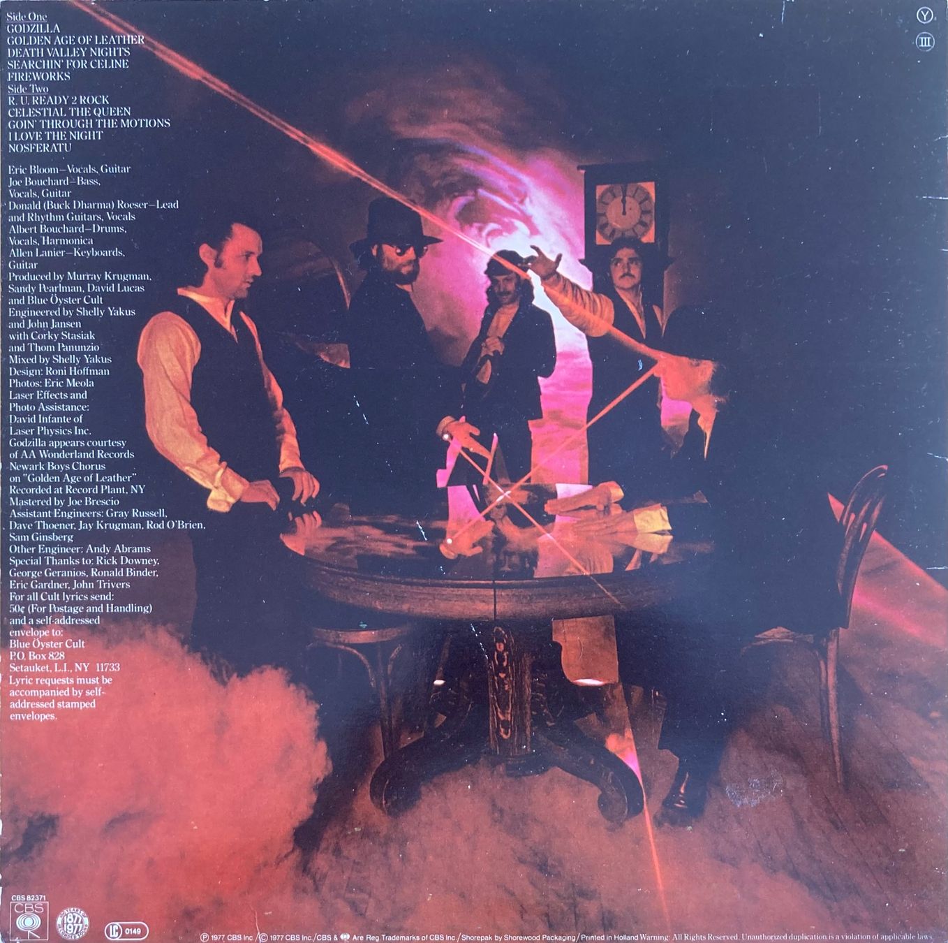 Dischi in vinile: BLUE ÖYSTER CULT - SPECTRES – Usato da Poliez-Pittet venduto da Newtown-Records 1