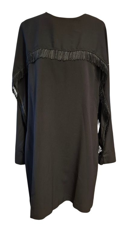 Robe MAJE T1/36 En Soie Cachemire - Noire, Neuve Avec étiquettes, Superbe