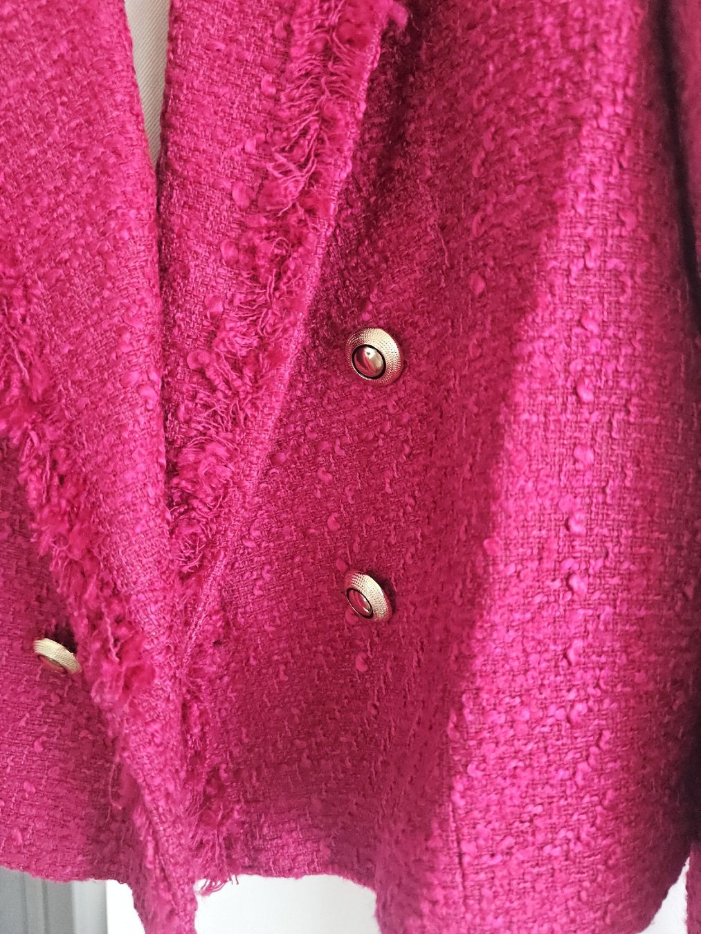 Zara Jacken: Zara Blazer Pink Grösse M Boucle Tweed – Gebraucht aus Aesch ZH von _tigerlily_ 2