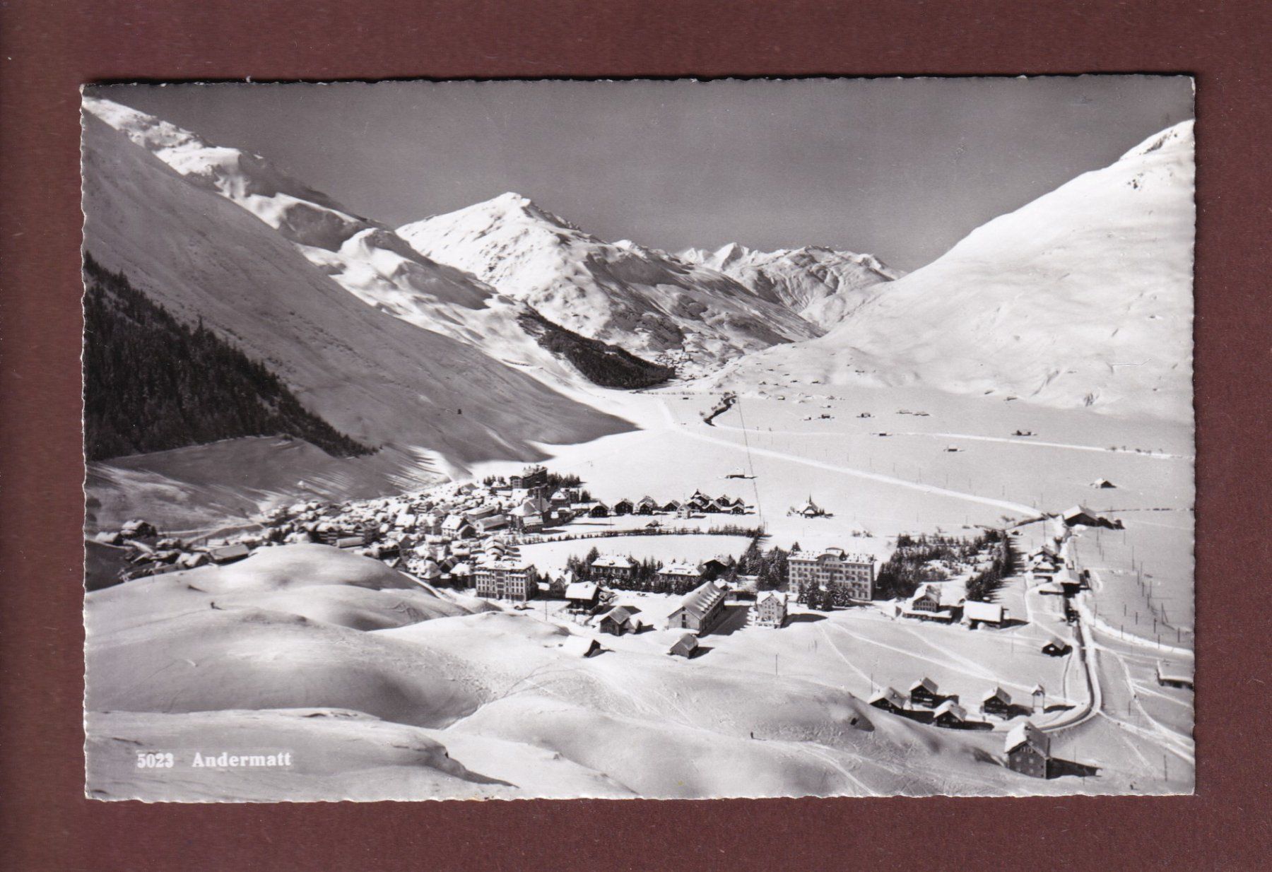 Ansichtskarten: ANDERMATT - 1950 – Gebraucht aus Pully von nicecards-shop