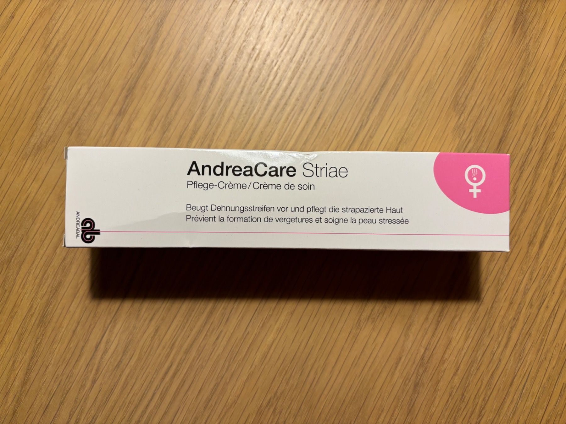 Prodotti di pulizia: AndreaCare Striae Pflege-Creme Schwangerschaftscreme – Nuovo e nell'imballaggio originale da Weissbad venduto da Studently