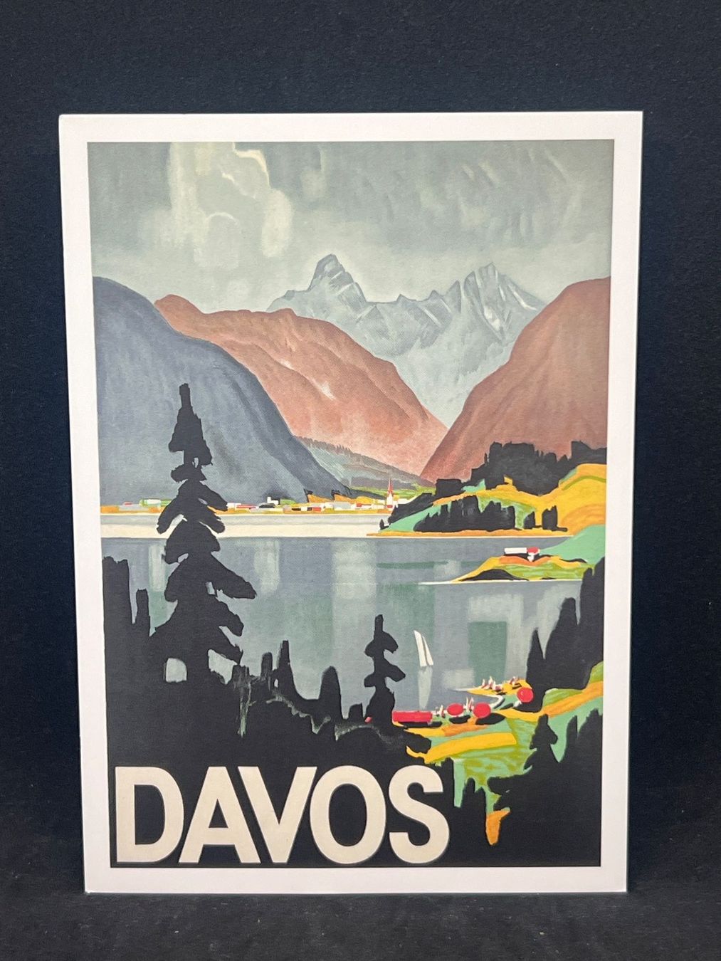 Ansichtskarten: Ansichtskarte: Davos – Gebraucht aus Widnau von Brusi9