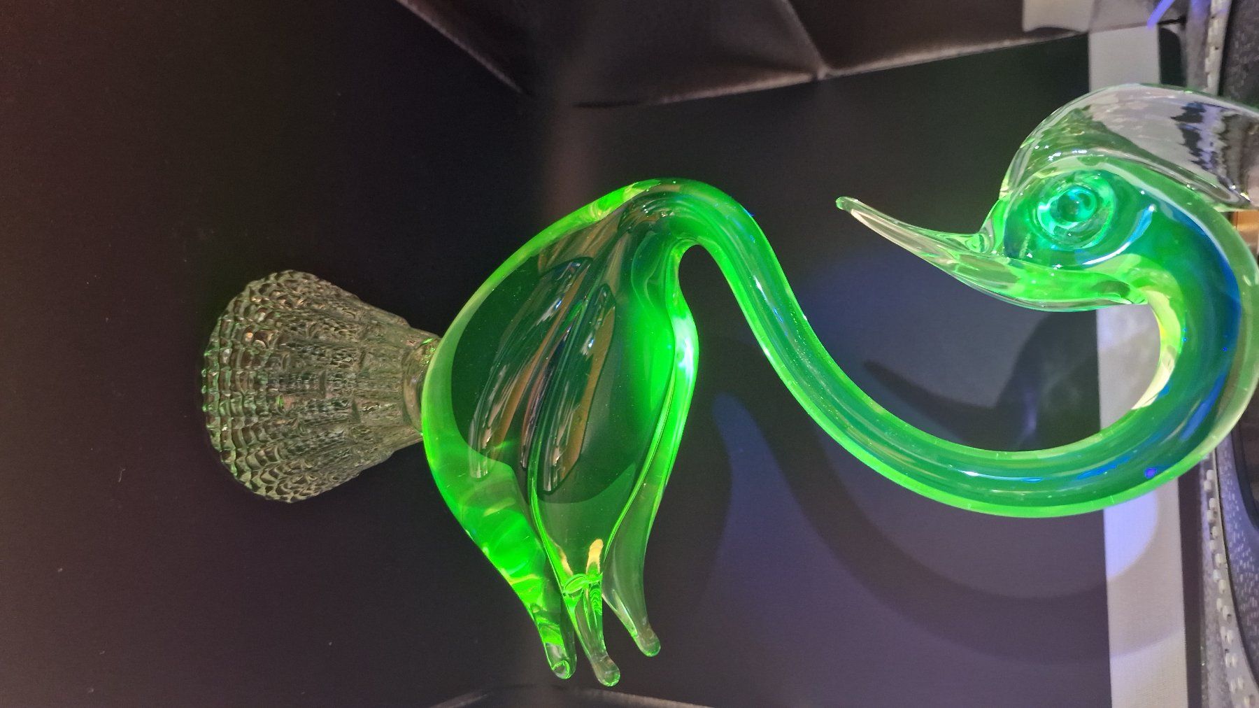 Murano Bicchieri: Murano Vogel aus Uranglas – Nuovo (secondo la descrizione) da Widnau venduto da TheOldLighters 6