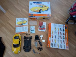 Burago Porsche 911 Carrera 4 1998 Metal Kit 1/18 Boxed