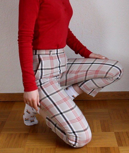 Max Mara Pantaloni: Karrierte Anzugshose Max Mara Gr.34 – Usato da Luzern venduto da Simona15 1