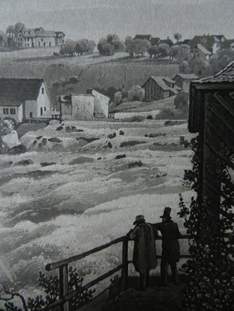 Stiche: Rheinfall Pavillon Bleuler – Gebraucht aus Risch von Rischli15 6