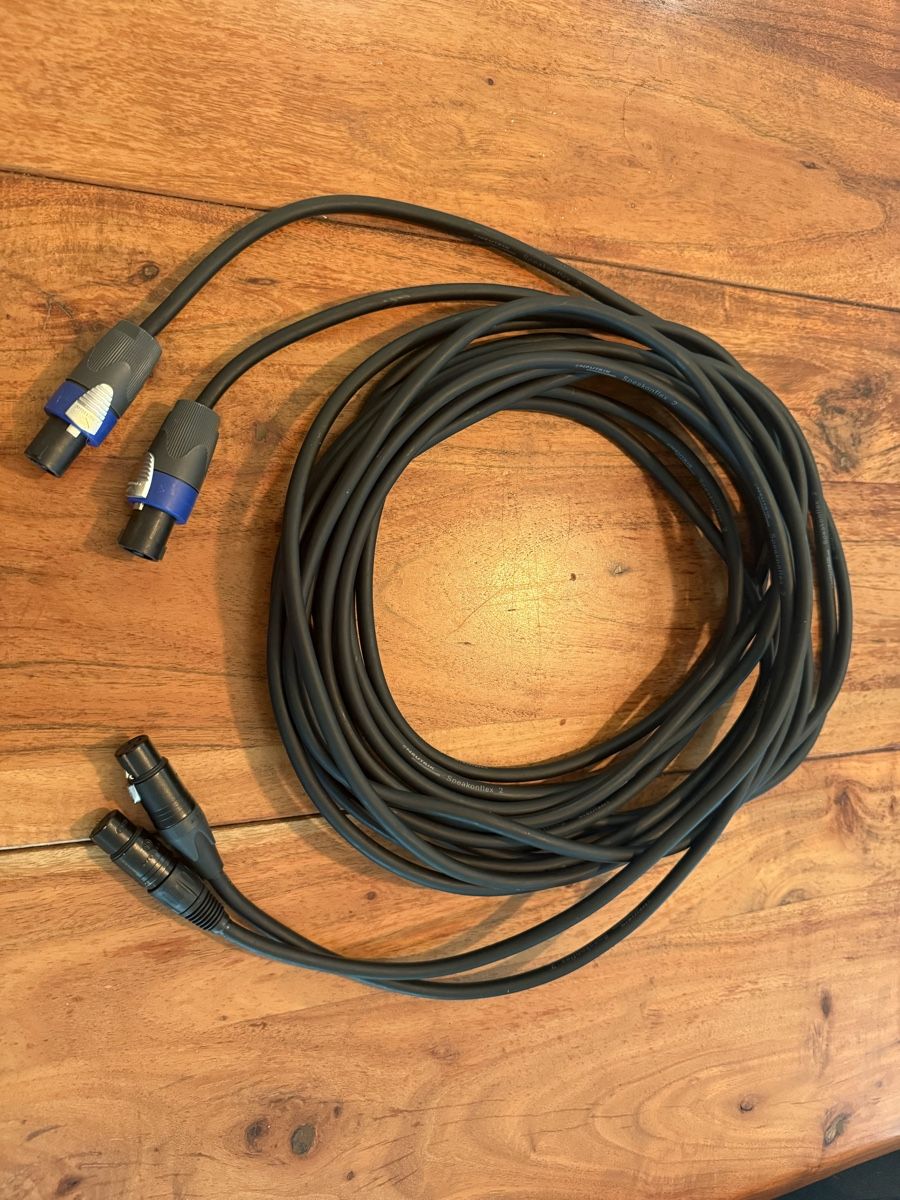 Neutrik Kabel: 2× Neutrik SpeakONflex 2 Lautsprecherkabel  – Gebraucht aus Muri AG von Ludrigen