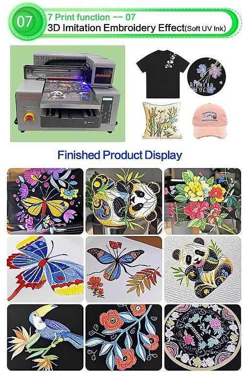 Stampanti: Funsun A3 UV DTF Printer 3D Soft-UV-Labeldruck – Nuovo e nell'imballaggio originale da Malans GR venduto da BUYBEST-Schweiz 7