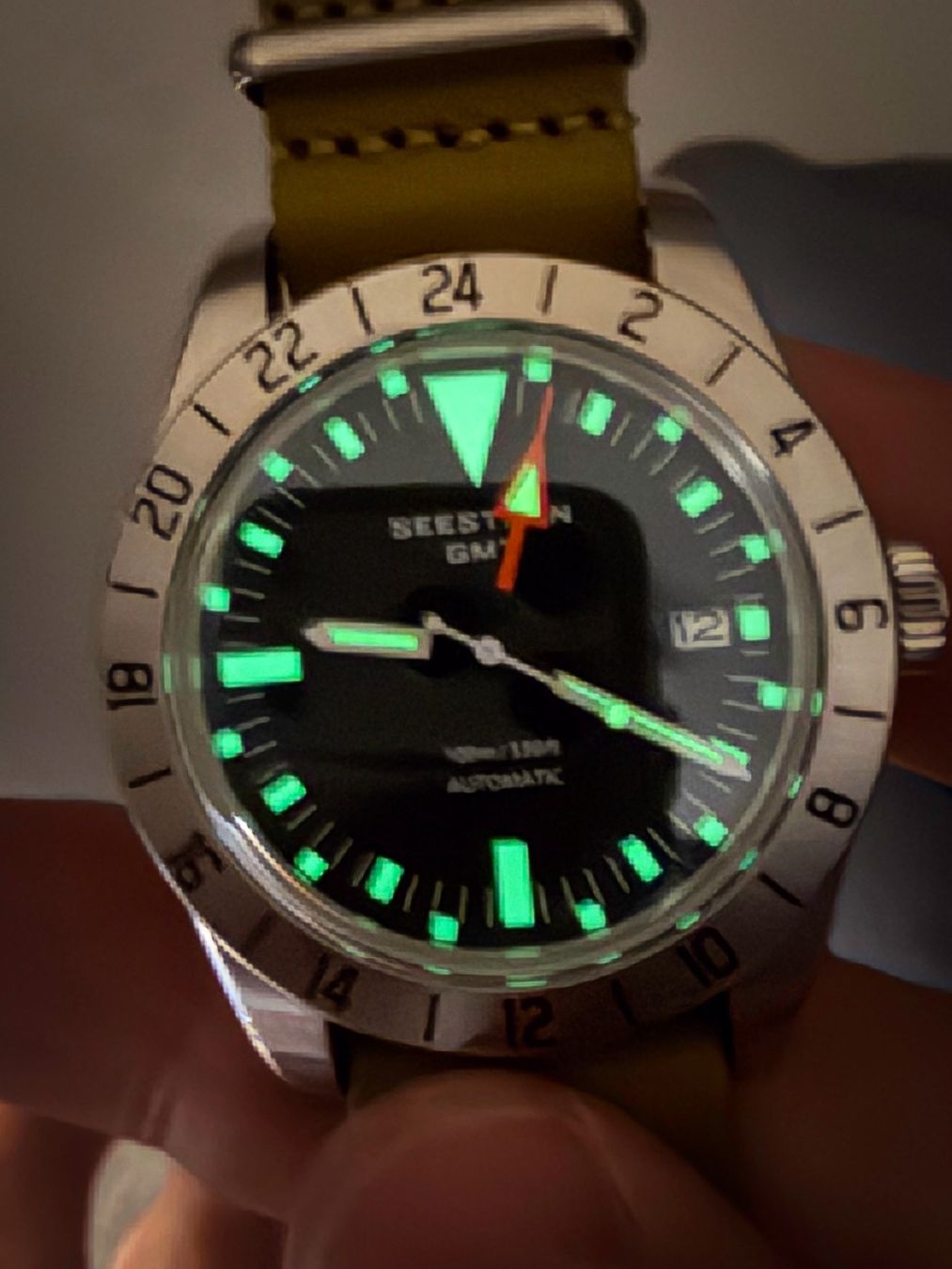 Orologi: Seestern GMT Automatic – Vintage Explorer mit Abenteuergeist – Usato da Reinach AG venduto da Rousseau_J 2