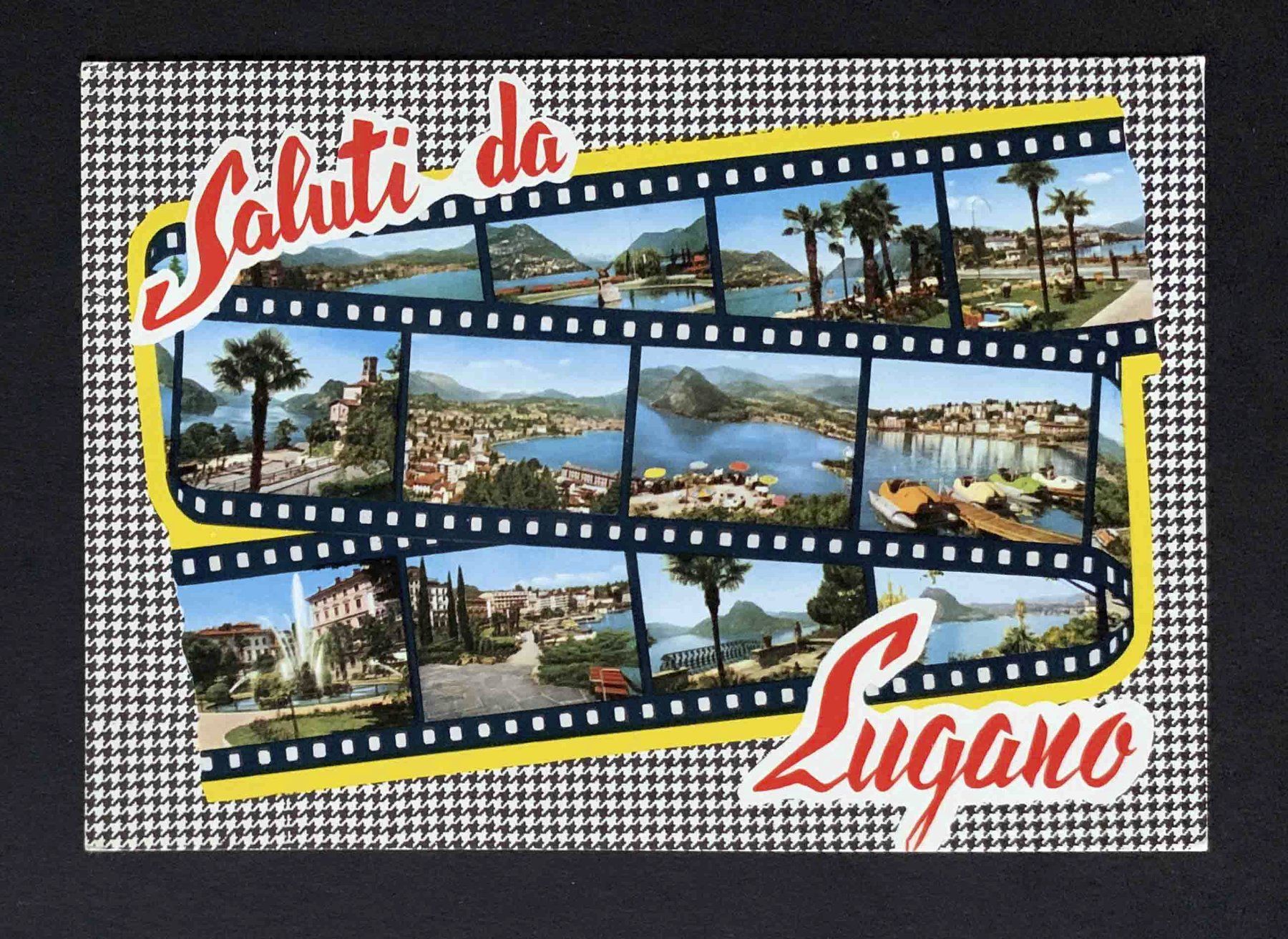 Cartoline postali: AK Vedute di Lugano – Usato da Goldau venduto da artelier1