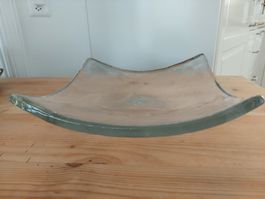 Hergiswiler Glasschale, Design Schale, Dekoschale, Platte
