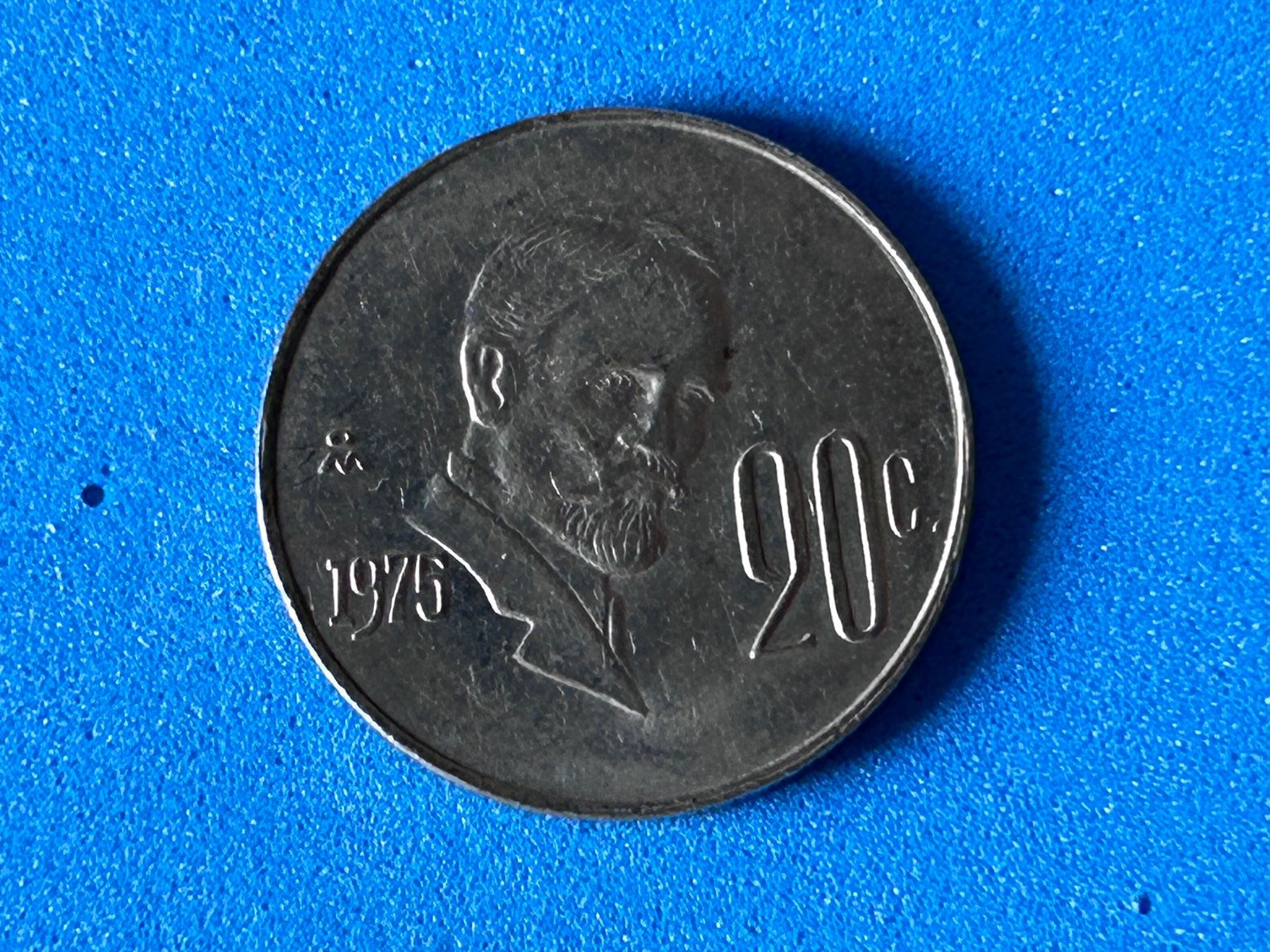 Tutti le monete: Mexico - 20 Centavos 1975 – Usato da Corcelles NE venduto da AJKader 4