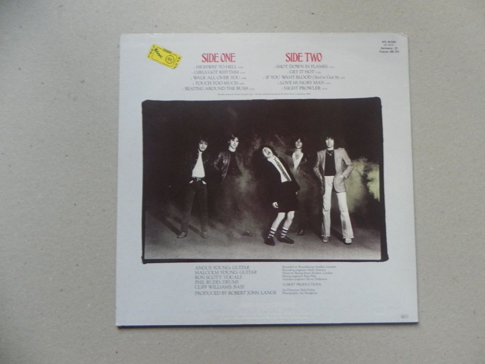 LP Australien Hardrock Band AC / DC 1979 Highway to Hell (Gebraucht) in ...