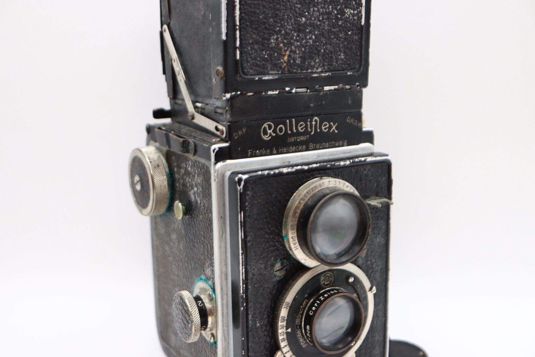Rollei Fotocamera: Rolleiflex Old Standard Kamera mit Ledertasche 1932 – Usato da Zürich venduto da KE-Sales 2