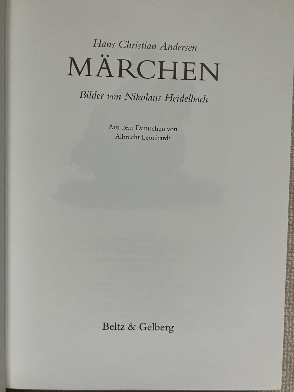 Bücher: Märchen Hans Christian Andersen – Gebraucht aus Küssnacht am Rigi von mon_t885 1
