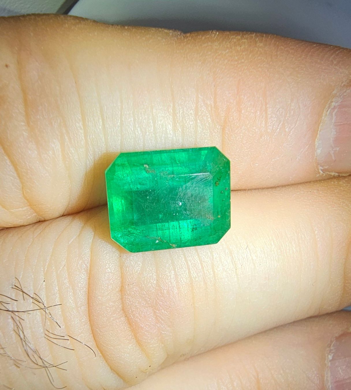 Pietre preziose: Natürlicher Smaragd Edelstein  6.74ct – Nuovo (secondo la descrizione) da Schaffhausen venduto da SahinGems 6