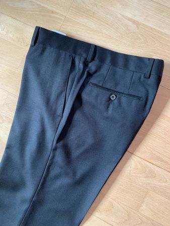MASTERHAND Anzugshose, Hose, 100% Schurwolle, Gr. 98 schwarz
