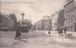CHAUX - de - FONDS, le début du POD en hiver