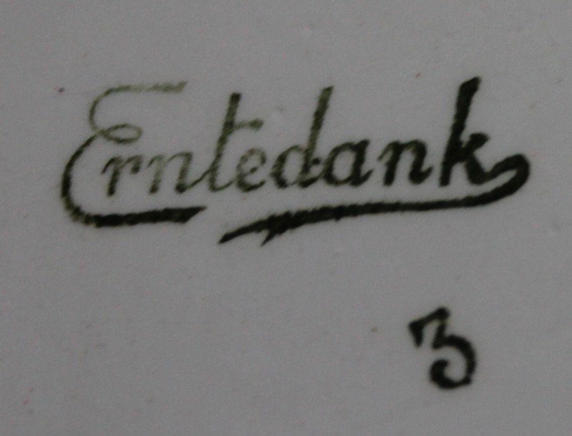 Contenitori & Simili: Antike Bonbonniere Dose "Erntedank", mit Blumenmuster – Usato da Kirchlindach venduto da hekilida 5