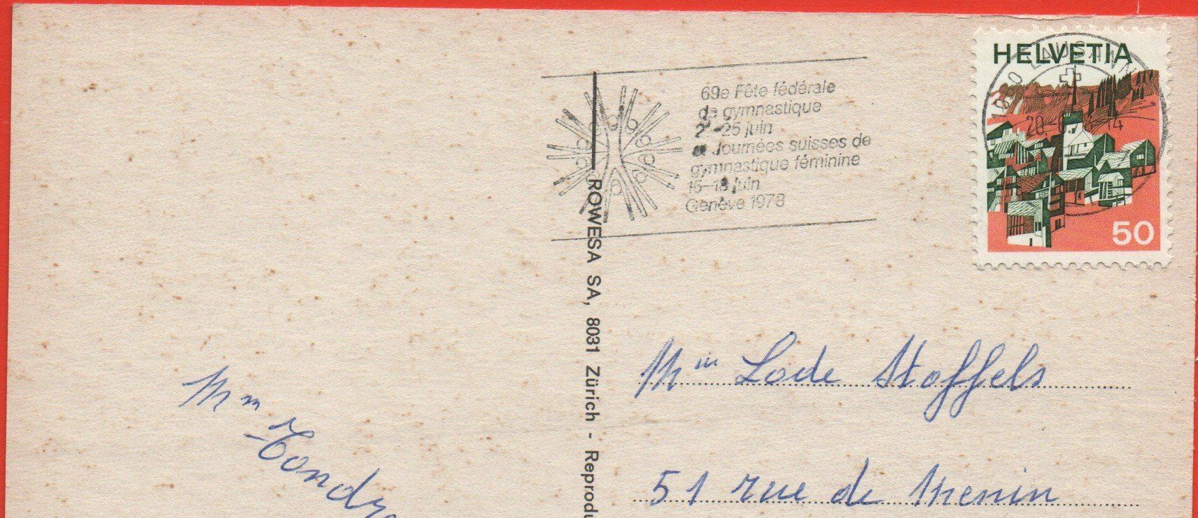 Cartoline postali: MONTREUX Souvenir – Usato da Jona venduto da philajona 1