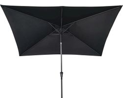 Sonnenschirm rechteckig 2x3 schwarz Metallgestell neuwertig