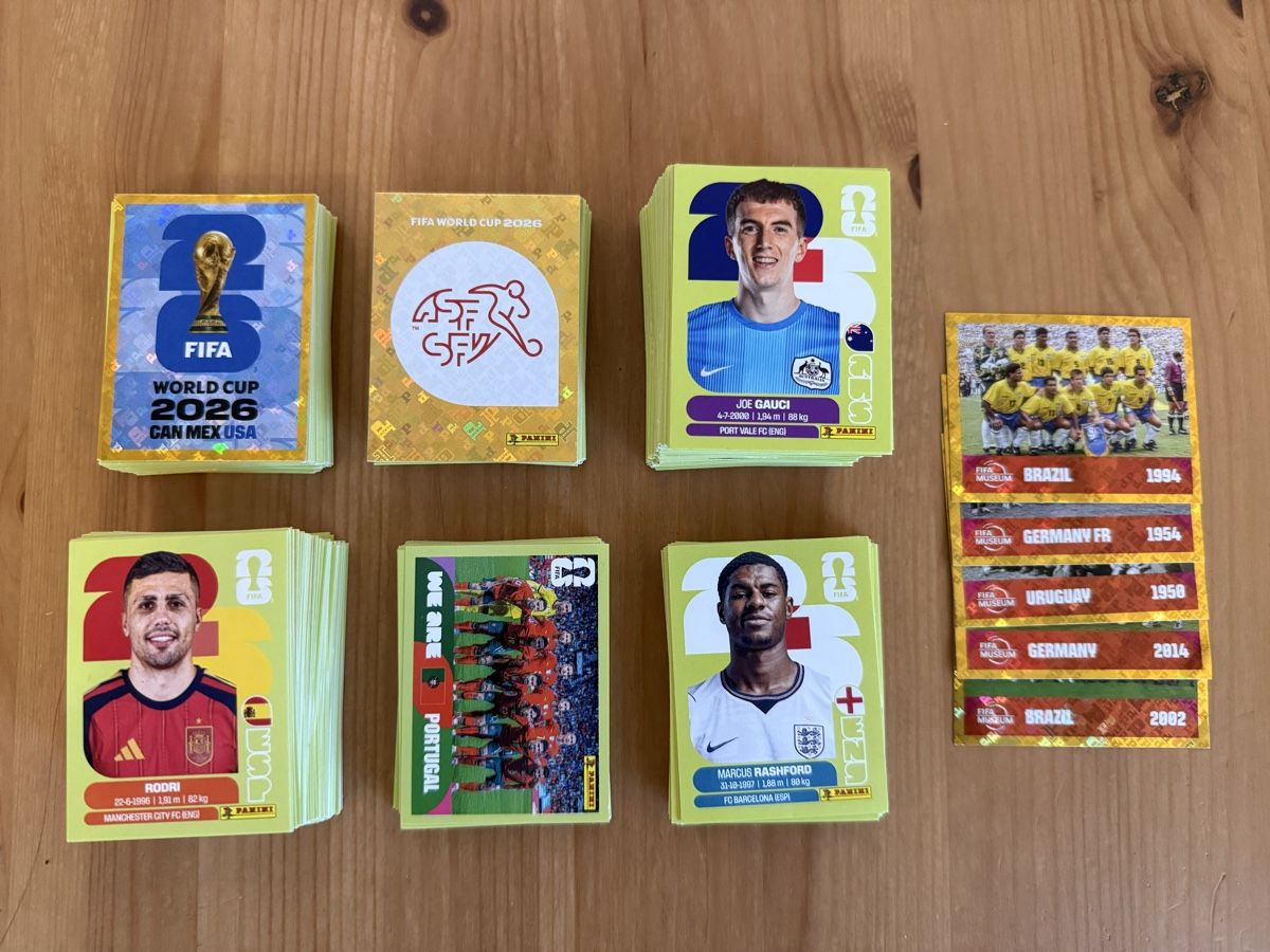 Panini Carte collezionabili: 475 VERSCHIEDENE PANINI STICKER - WM 2026  – Nuovo (secondo la descrizione) da Böckten venduto da Verkaufen1985