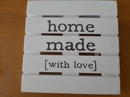 Untersetzer, Deko, Holz, Shabby Chic, home made with love