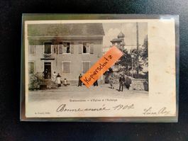 Bretonnières L'Eglise et l'Auberge / AK Waadt belebt