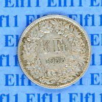 CHF___0.50 1955 ss-vz 50 Rappen