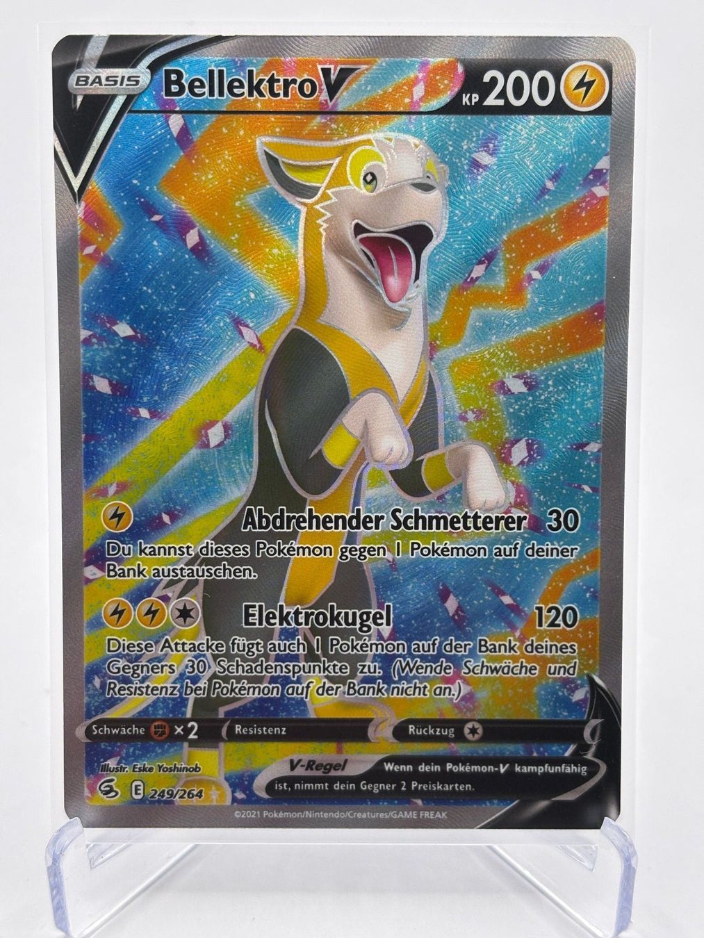 Pokémon Sammelbilder & Trading cards: Fusionsangriff - Bellektro V  (FST 249) - DE – Neu (gemäss Beschreibung) aus Allschwil von Bullach